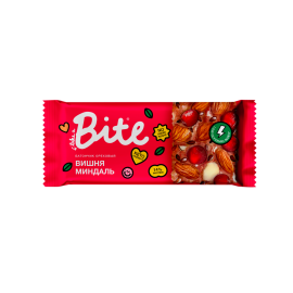 Батончик ореховый "Козинаки" "Вишня-миндаль", 30г BITE 1137523