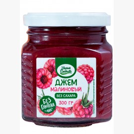 Джем "Умные Сладости" малиновый без добавления сахара 300г 1137490