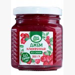 Джем "Умные Сладости" клюквенный без добавления сахара 300г 1137489