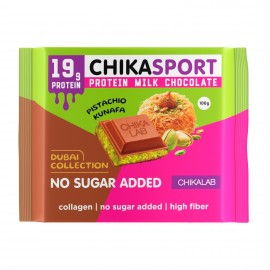 Молочный шоколад с фисташковой пастой и хрустящим тестом, 100г ТМ "CHIKALAB" 1137363