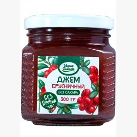 Джем "Умные Сладости" брусничный без добавления сахара 300г 1137486
