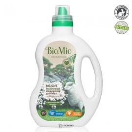 Экологичный кондиционер для белья с эфирным маслом эвкалипта и экстрактом хлопка 1500 мл BioMio 100567