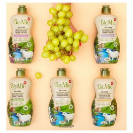 Экологичное средство для мытья посуды, овощей и фруктов без запаха с экстрактом хлопка и ионаоми серебра 450 мл BioMio 100571