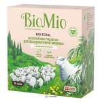 Экологичные таблетки для посудомоечной машины с эфирным маслом эвкалипта 7 в 1 30 шт 600 гр BioMio 100576