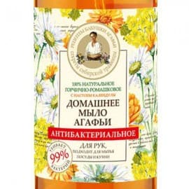 Натуральное домашнее мыло Горчично-ромашковое антибактериальное Рецепты бабушки Агафьи 1000 мл 100639