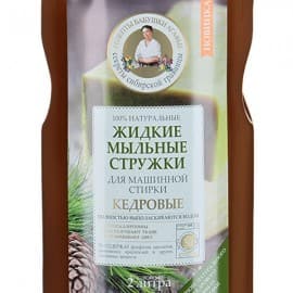 Натуральные жидкие мыльные стружки кедровые для машинной стирки Рецепты бабушки Агафьи 2000 мл 100658