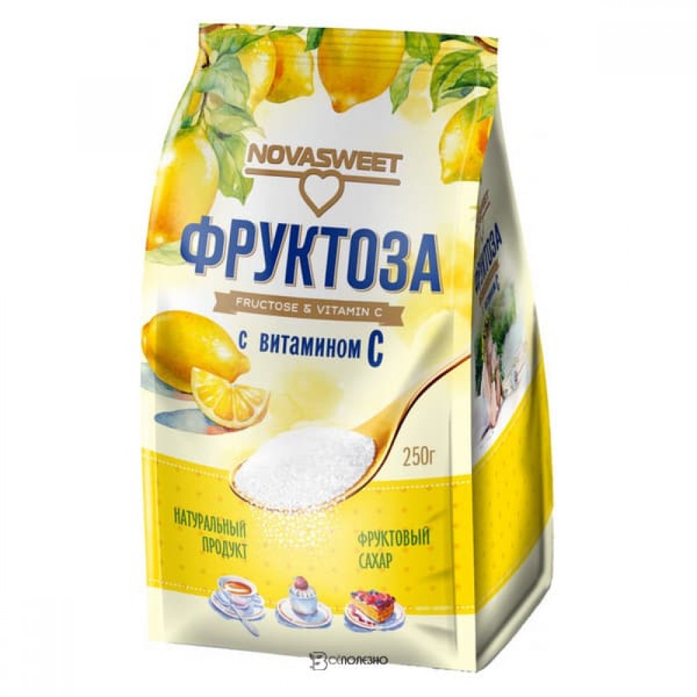 Фруктоза Novasweet НоваСвит с витамином С 250 гр 105248