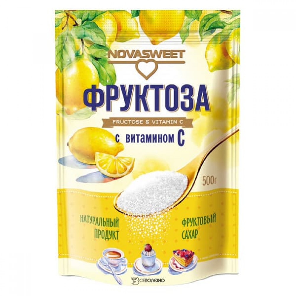 Фруктоза Novasweet НоваСвит с витамином С 500 гр 105249