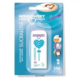 Сукралоза подсластитель-заменитель сахара в таблетках Novasweet НоваСвит 350 таблеток 105256