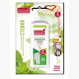 Стевия подсластитель заменитель сахара в таблетках Novasweet НоваСвит 350 таблеток 105258