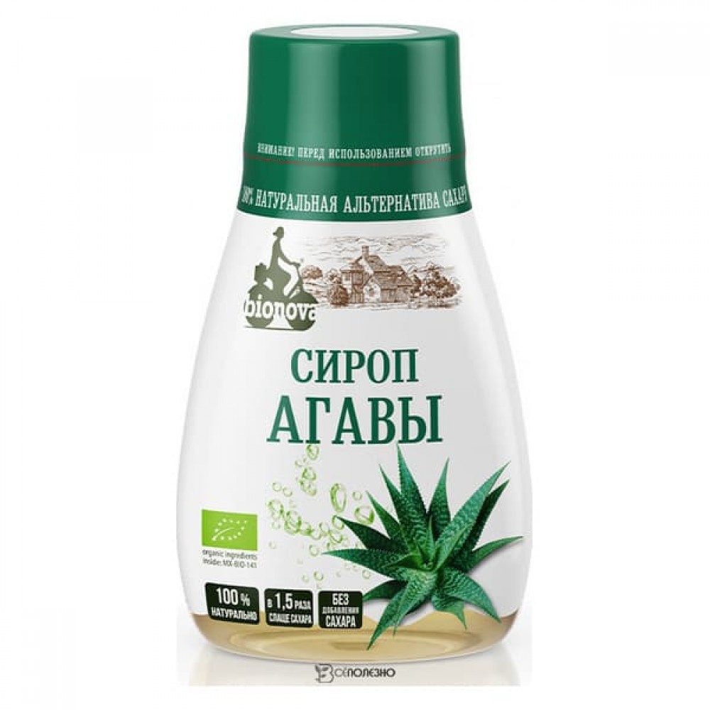 Светлый сироп агавы Bionova Бионова 230 мл 105261