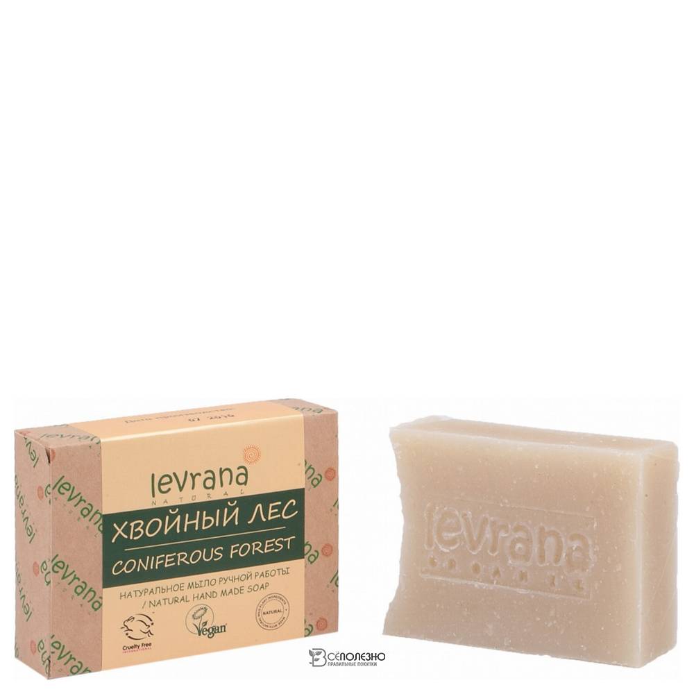 Натуральное мыло ручной работы Хвойный лес, 100гр 107222 Levrana