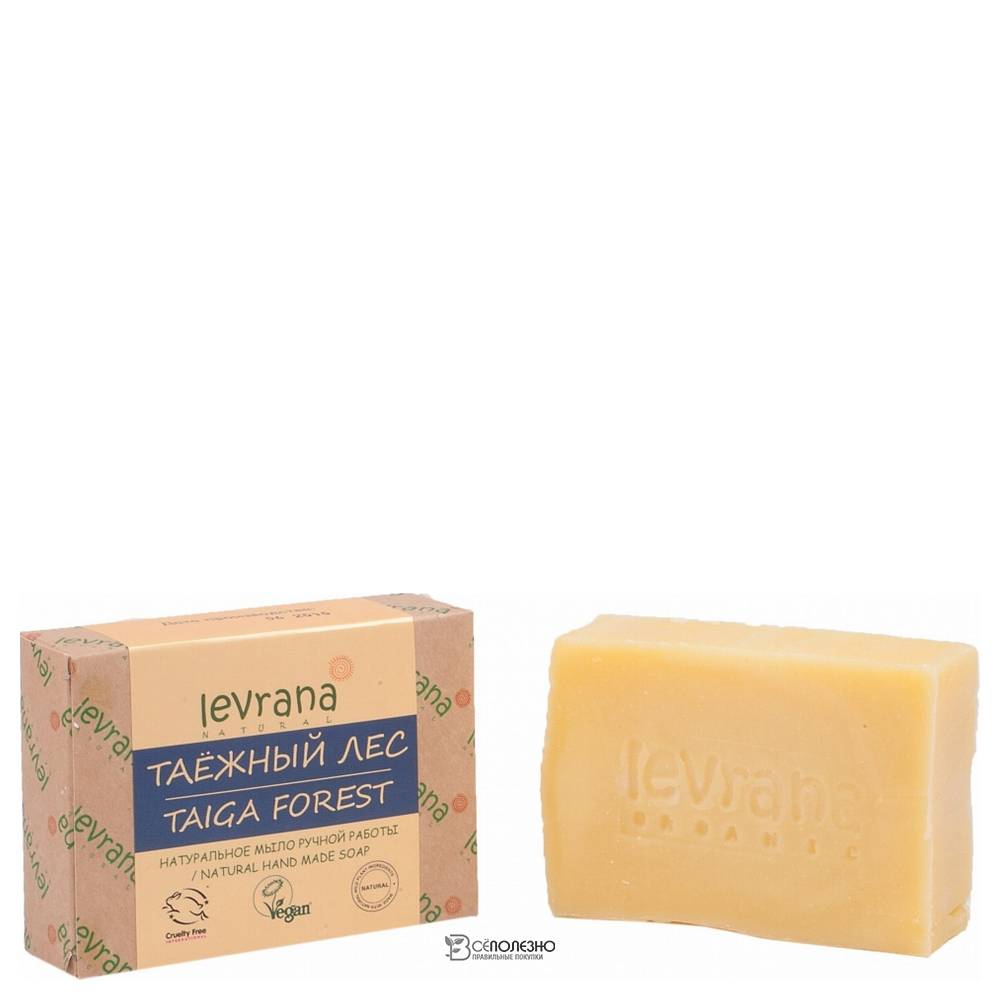 Натуральное мыло ручной работы Таёжный лес, 100гр 107223 Levrana