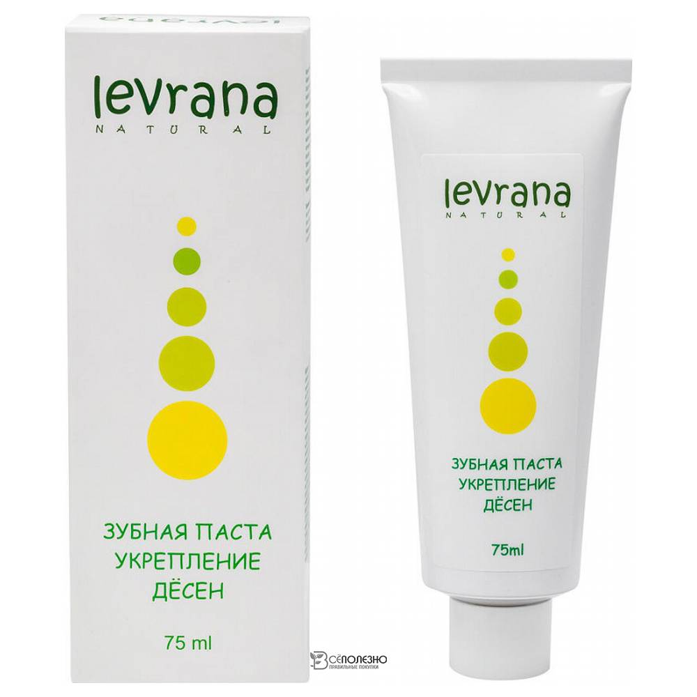Зубная паста Укрепление десен, 75мл 107244 Levrana