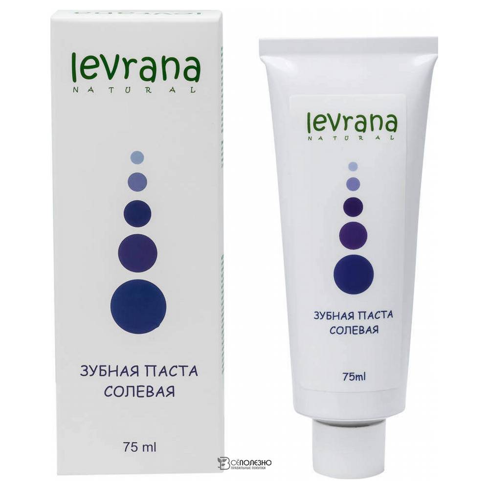 Зубная паста Солевая, 75 мл 107245 Levrana
