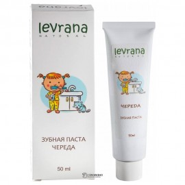 Зубная паста гелевая детская, Череда 50мл 107250 Levrana