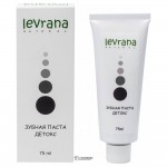 Зубная паста Детокс, черная 75мл 107252 Levrana