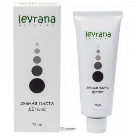 Зубная паста Детокс, черная 75мл 107252 Levrana