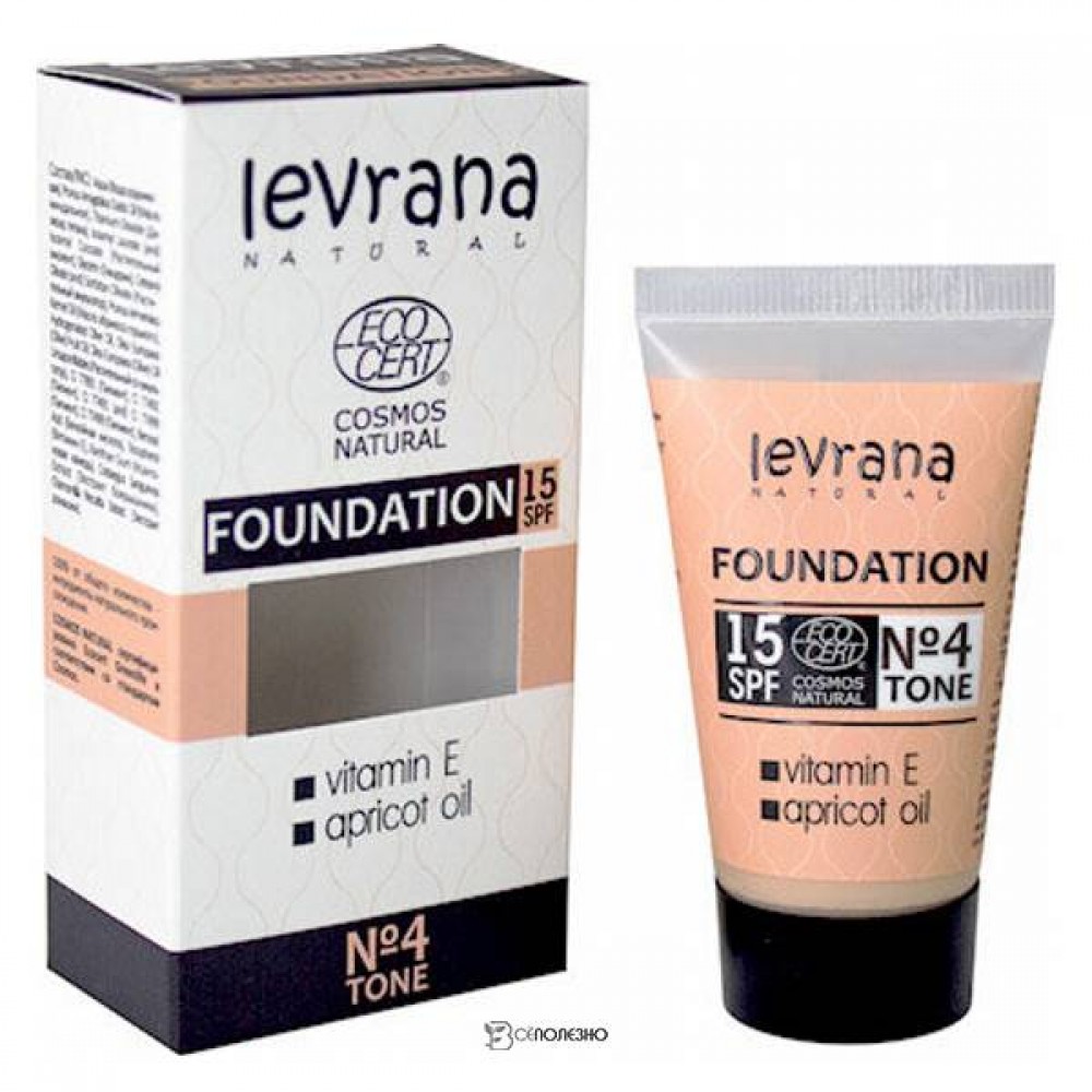 Тональный крем №4 30 мл 107317 Levrana