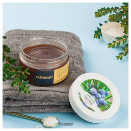 Скраб для тела Таежный с солью и кедровой скорлупой, 250мл 107358 Levrana