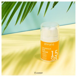 Крем для лица Календула, SPF 15, 50 мл солнечная серия, матирующий эффект 107402 Levrana