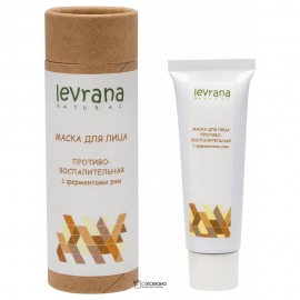 Маска для лица с противовоспалительная, с ферментами ржи, 30мл 107415 Levrana
