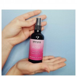 Двухфазное средство для снятия макияжа Роза, 100мл ECOCERT 107442 Levrana