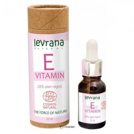 Сыворотка для лица Витамин E, растительный, чистый антиоксидант, 15 мл ECOCERT 107446 Levrana