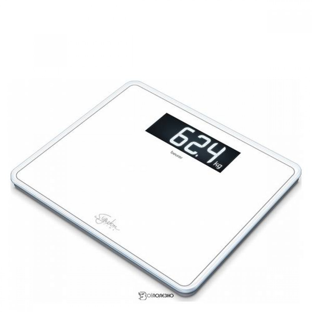 Стеклянные весы Beurer GS 410 SignatureLine (белые) 107861