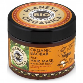 Маска для волос Африканская густота и сияние Organic baobab 300 мл Planeta Organica 108049