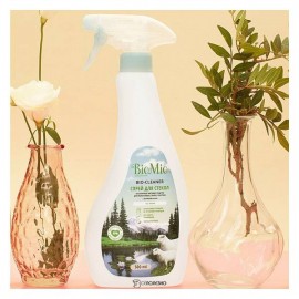 Экологичный чистящее средство для стекол, зеркал, пластика без запаха BioMio BIO-GLASS CLEANER 500 мл
