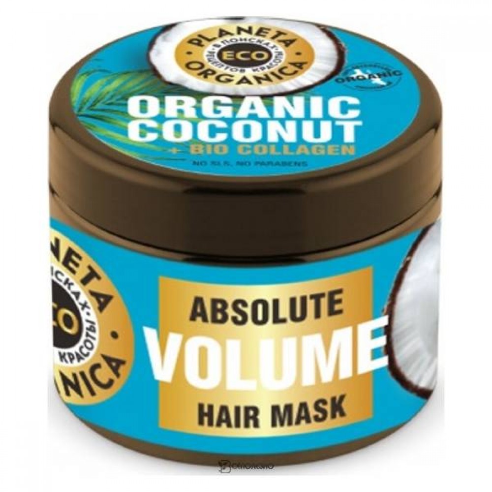 Маска для волос ECO ORGANIC COCONUTBIO COLLAGEN 500 мл Planeta Organica 108175
