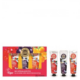 Подарочный набор для рук TURBO BERRY Энергия сочных ягод крем д/рук Ацерола бальзам д/рук Облепиха Planeta Organica 108180