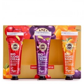 Подарочный набор для рук TURBO BERRY Энергия сочных ягод крем д/рук Ацерола бальзам д/рук Облепиха Planeta Organica 108180