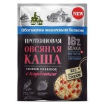 Протеиновая овсяная каша Bionova с клубникой milk protein быстрого приготовления 40 г 108244