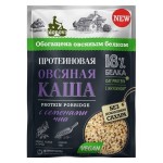 Протеиновая овсяная каша Bionova с семенами Чиа vegan protein быстрого приготовления 108245