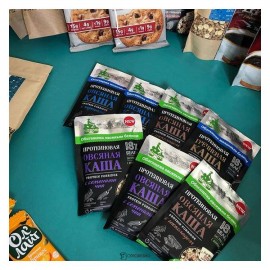 Протеиновая овсяная каша Bionova с семенами Чиа vegan protein быстрого приготовления 108245