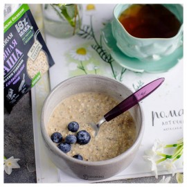 Протеиновая овсяная каша Bionova с семенами Чиа vegan protein быстрого приготовления 108245