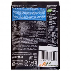 Протеиновая овсяная каша Bionova с черникой milk protein быстрого приготовления 108247
