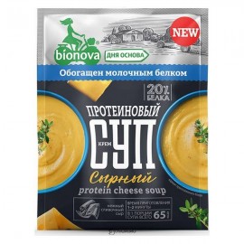Протеиновый сырный крем-суп Bionova milk protein быстрого приготовления 108251