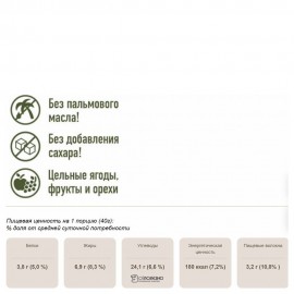 Гранола Мюсли Bionova Шоколадная 400г 108264