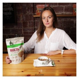 Гранола мюсли Bionova без сахара Яблочная 400г 108265