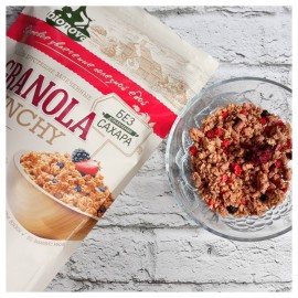 Гранола мюсли Bionova без сахара Ягодная 400г 108266