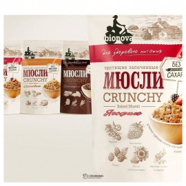 Гранола мюсли Bionova без сахара Ягодная 400г 108266