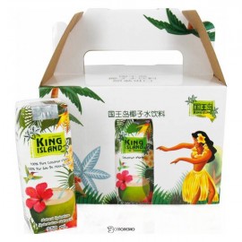 Кокосовая вода без сахара KING ISLAND 100%  250 мл 108383