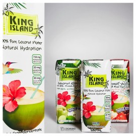 Кокосовая вода без сахара KING ISLAND 100%  250 мл 108383