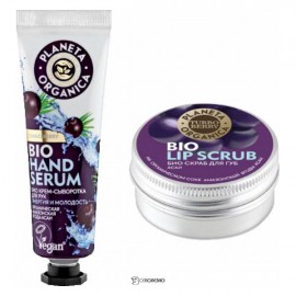 Подарочный набор Turbo Berry Асаи Энергия и молодость скраб д/губ 15 мл крем-сыворотка д/рук 30 мл Planeta organica 108415