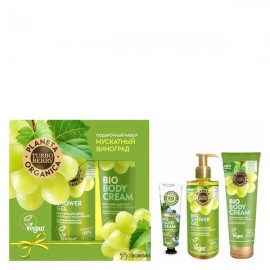 Гель-био для душа Turbo Berry Энергия и увлажнение Виноград 300 мл Planeta organica 108420