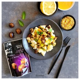 Каштаны запеченные в скорлупе 80 г Вкусы мира 108481