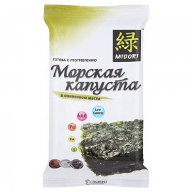 Морская капуста в оливковом масле 5 г Midori 108834